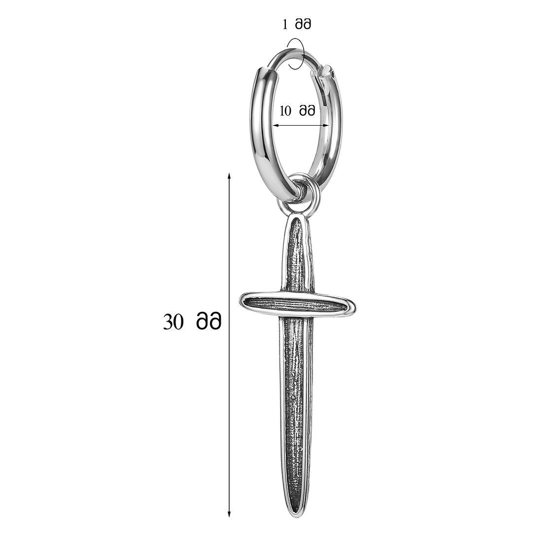 ჯვარი SW - საყურე