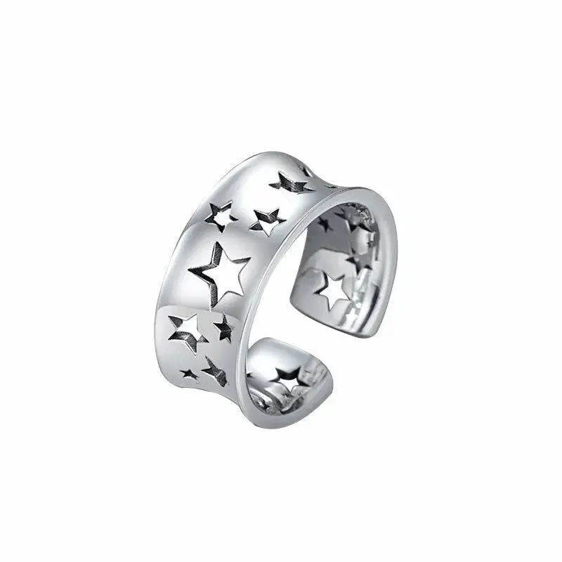 Stars - silver ring