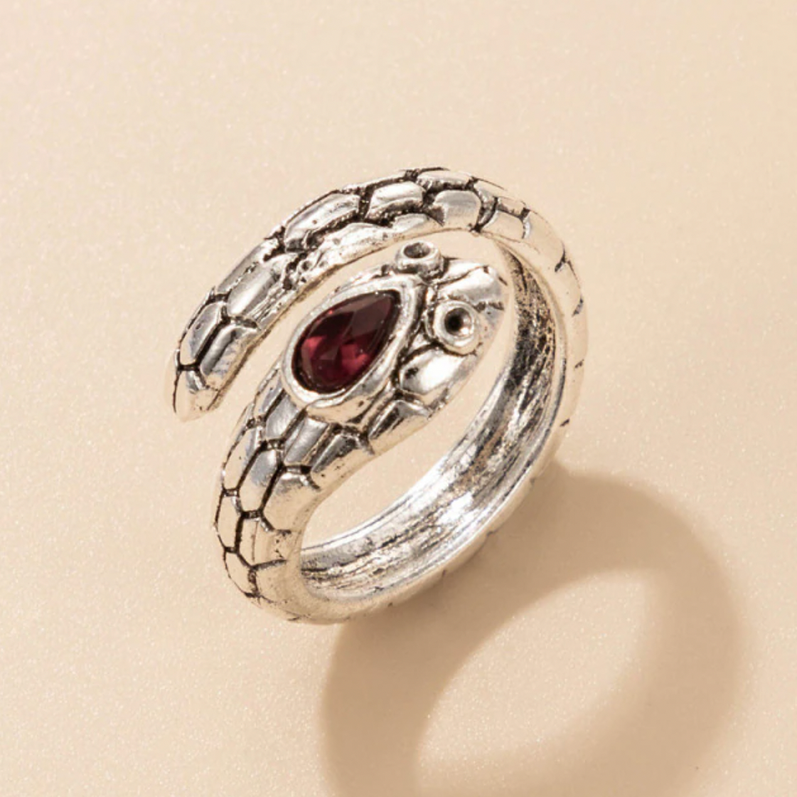 Snake red eye - ring