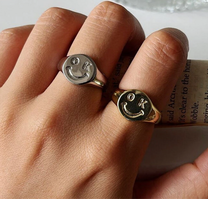 Double OK set - silver ring