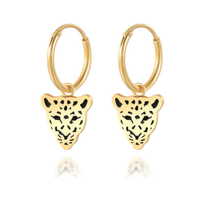 Tiger - earring (silver)