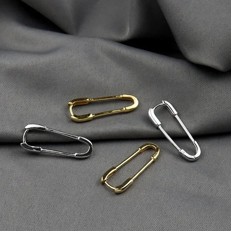 Paper Clip - ვერცხლის საყურე