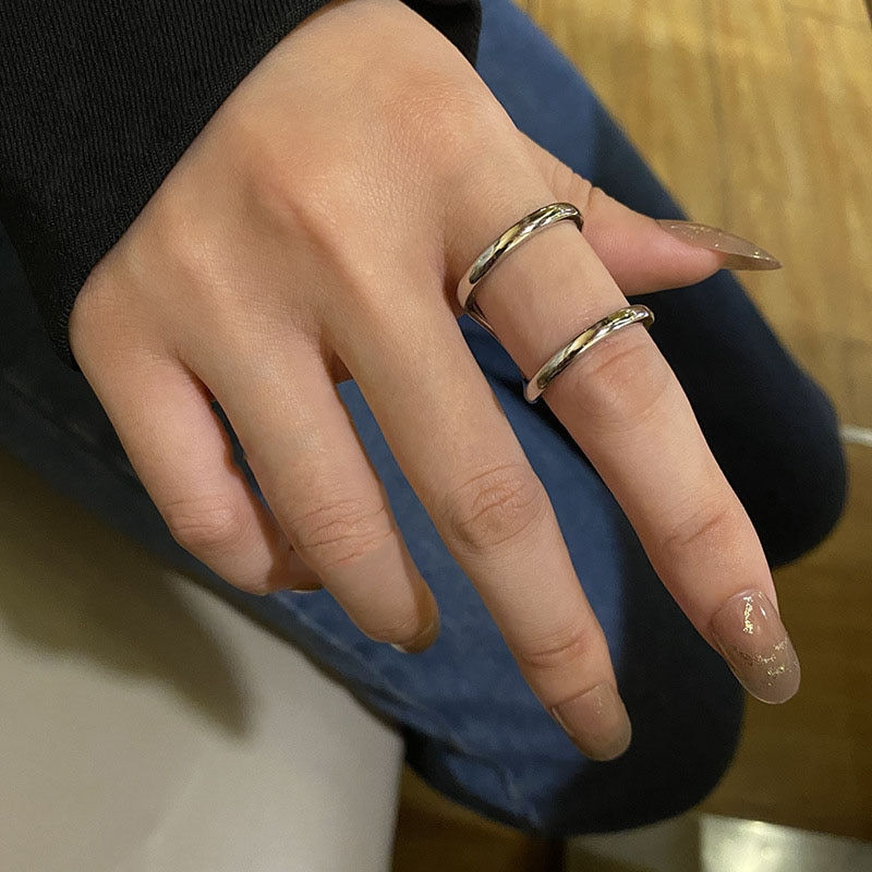 Lines G - silver ring