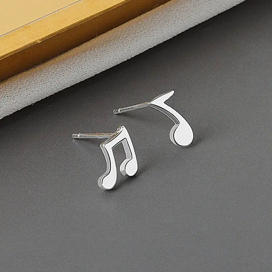 Musical Notes - Silver Earring