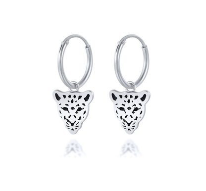 Tiger - earring (silver)