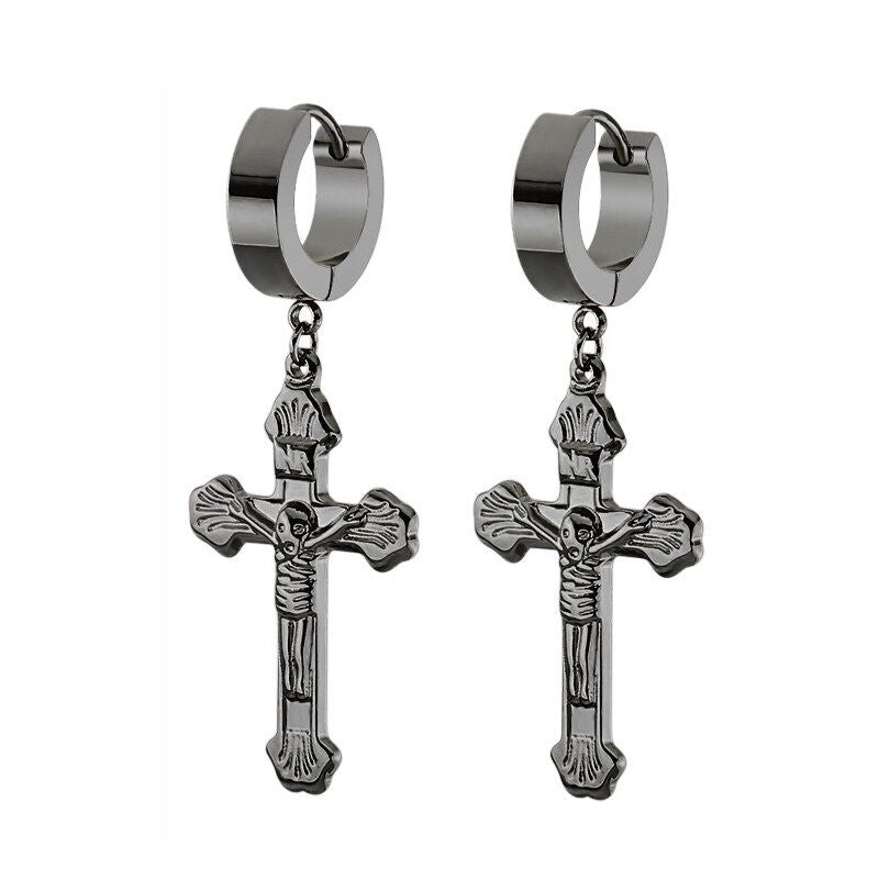 Cross - earring